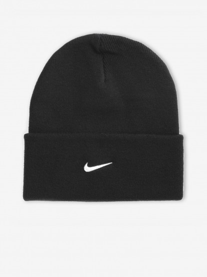 Nike Peak Swoosh Black Beanie