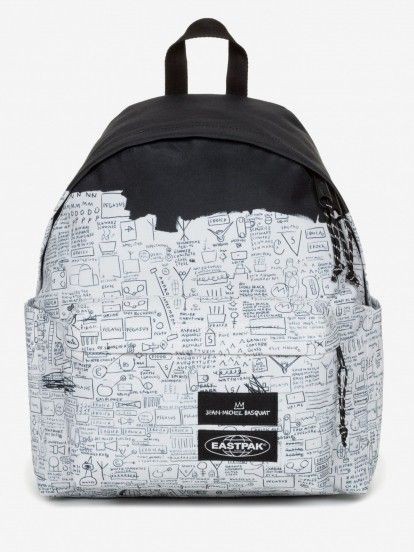 Eastpak Day Pak'R Basquiat Pegasus Black and White School Backpack