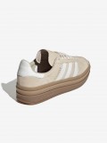 Zapatillas Adidas Gazelle Bold W Beige y Blancas De Gamuza
