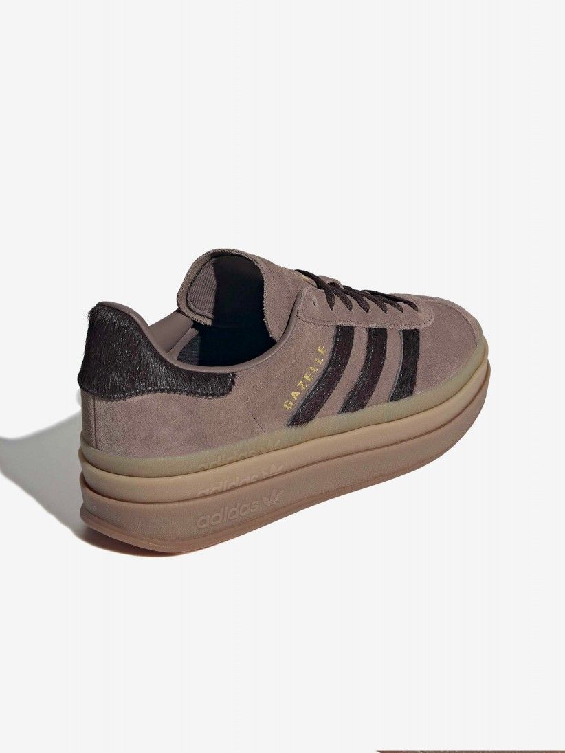 Zapatillas Adidas Gazelle Bold W Marrones De Gamuza