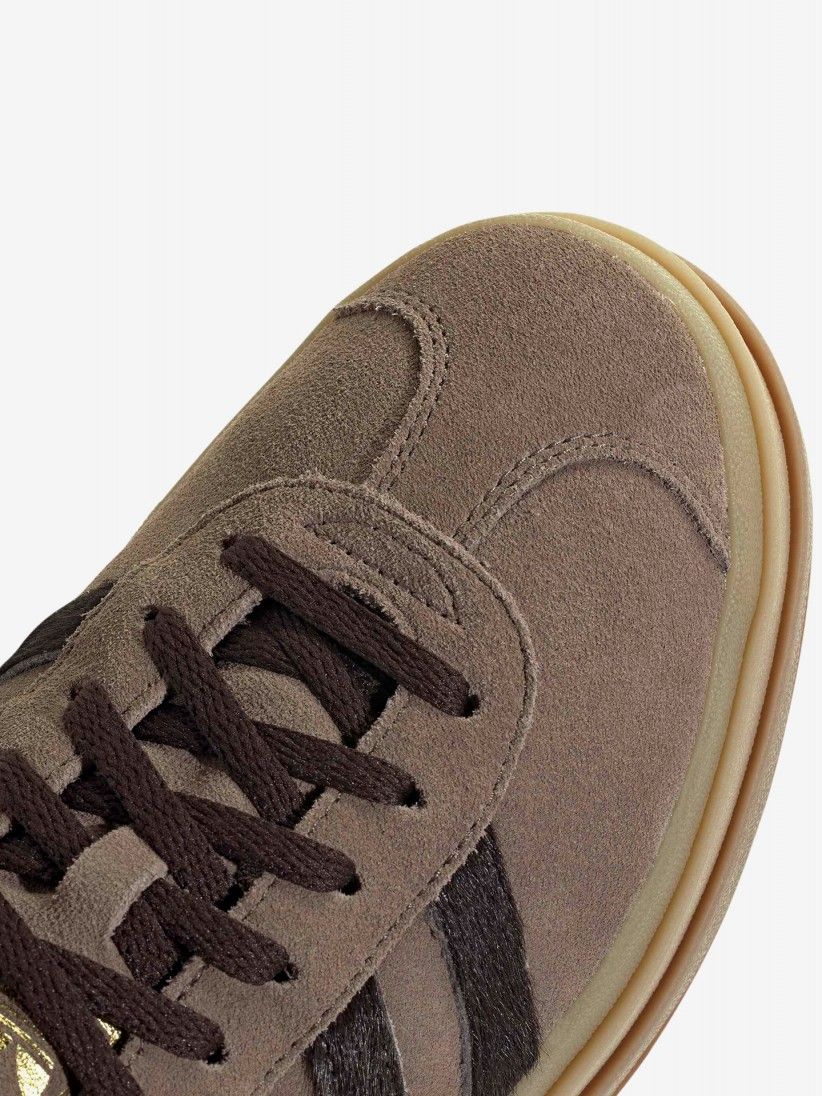 Zapatillas Adidas Gazelle Bold W Marrones De Gamuza