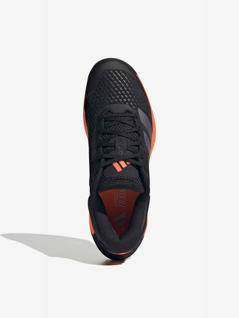 Zapatillas de Entrenamiento Dropset 4 Power Negras y Naranja