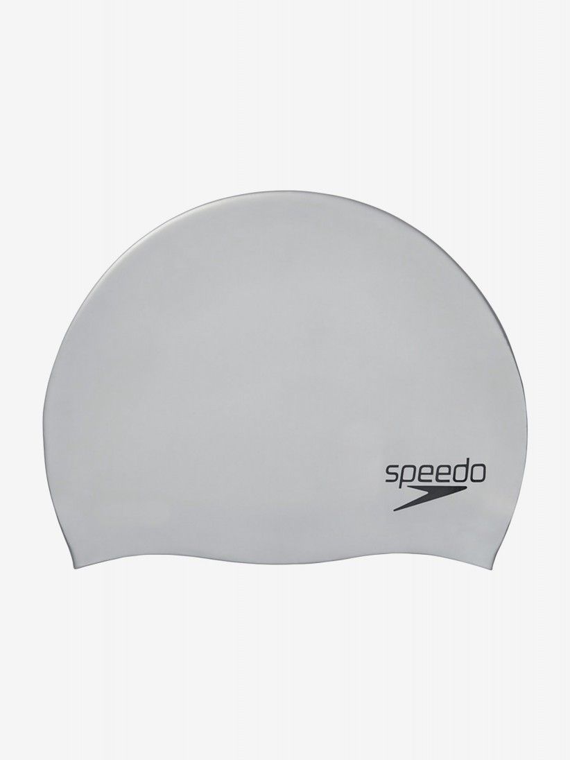 Gorro de Nataci�n Speedo Plain Flat Silicone Plateado