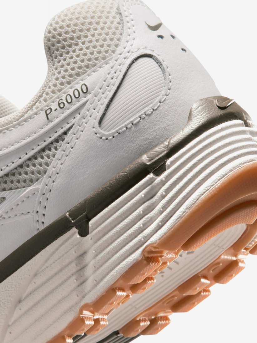 Sapatilhas Nike P-6000 Cinzentas e Verdes Para Mulher