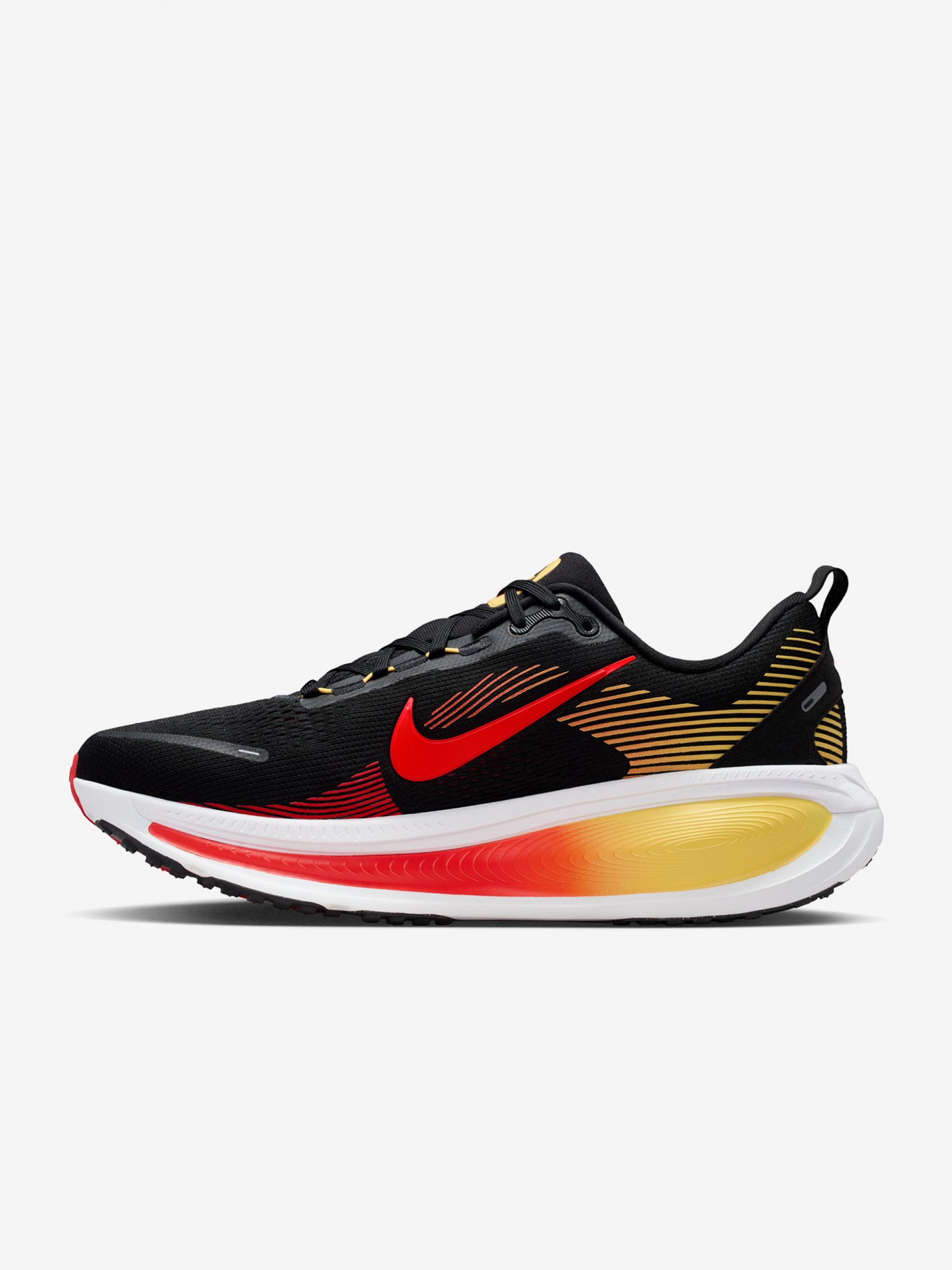 Nike Vomero 18 Black, Red and Yellow Running Trainers For Men