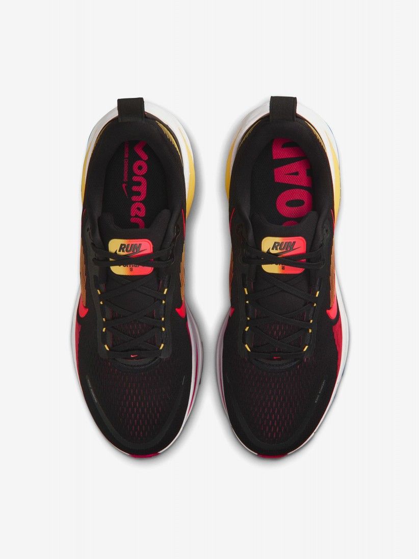 Sapatilhas de Running Nike Vomero 18 Pretas, Vermelhas e Amarelas Para Homem