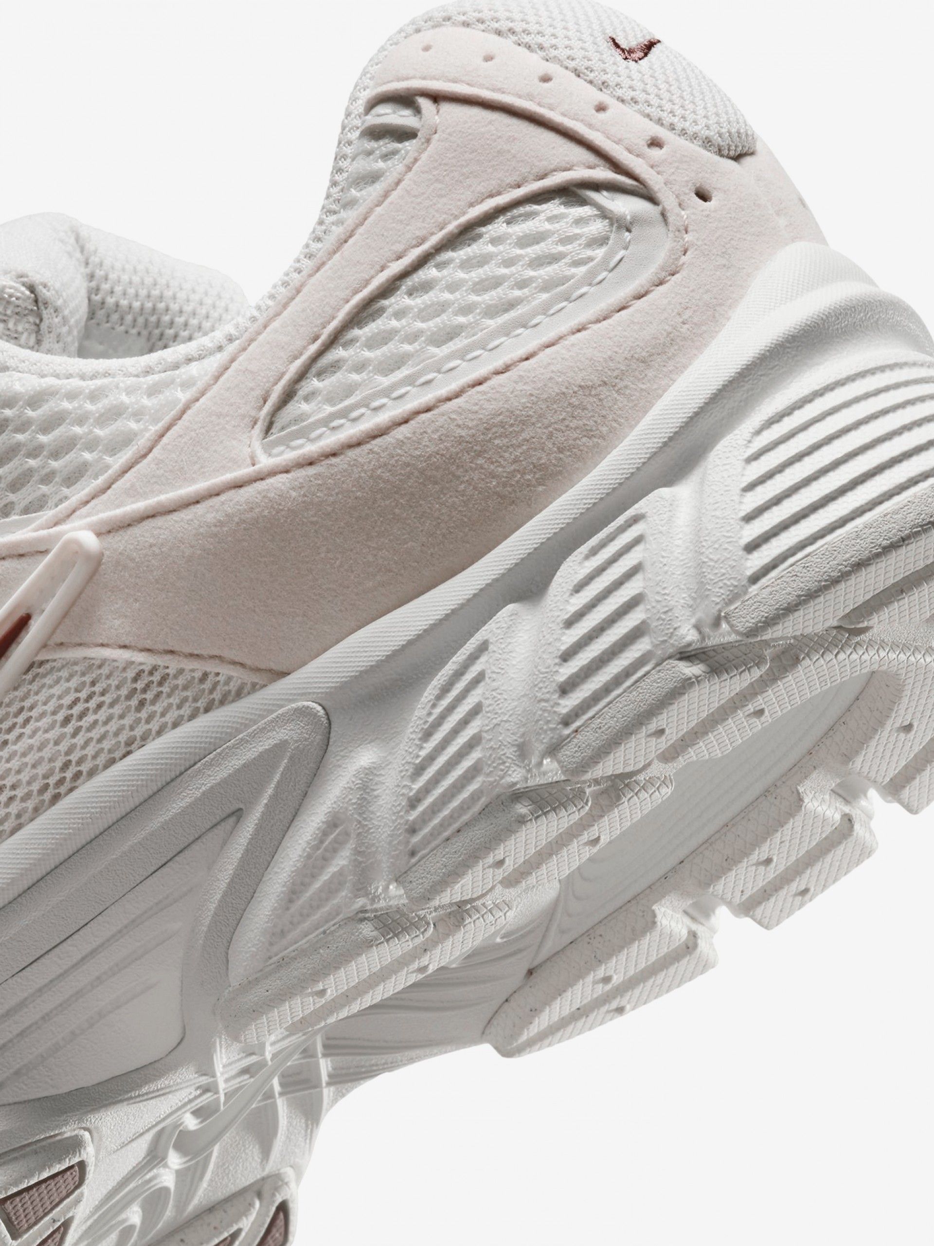 Sapatilhas Nike V5 RNR Brancas, Bege e Bordeaux Com Camurça Para Mulher