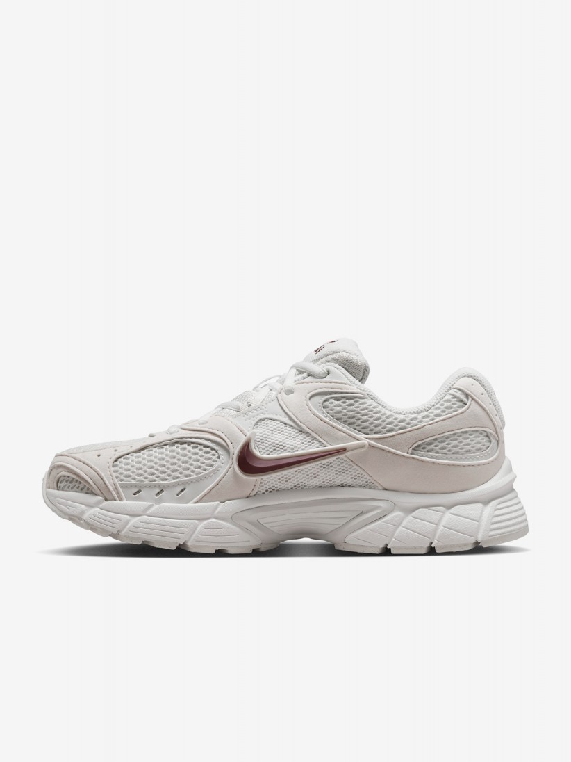 Sapatilhas Nike V5 RNR Brancas, Bege e Bordeaux Com Camur�a Para Mulher
