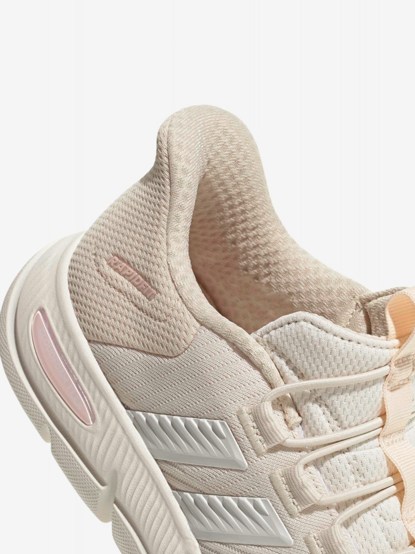 Sapatilhas de Caminhada Adidas Cloudfoam Flex Rapidfit W Bege, Brancas e Rosa