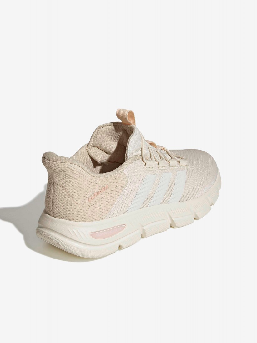 Sapatilhas de Caminhada Adidas Cloudfoam Flex Rapidfit W Bege, Brancas e Rosa