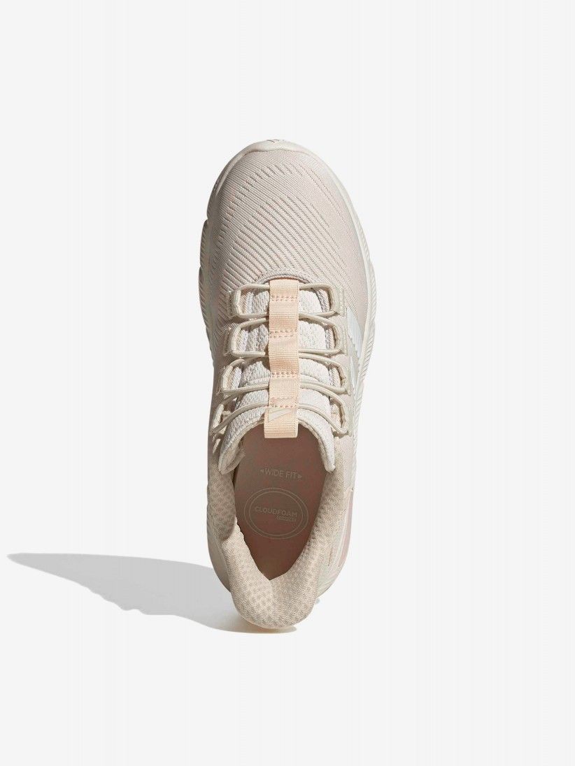 Sapatilhas de Caminhada Adidas Cloudfoam Flex Rapidfit W Bege, Brancas e Rosa