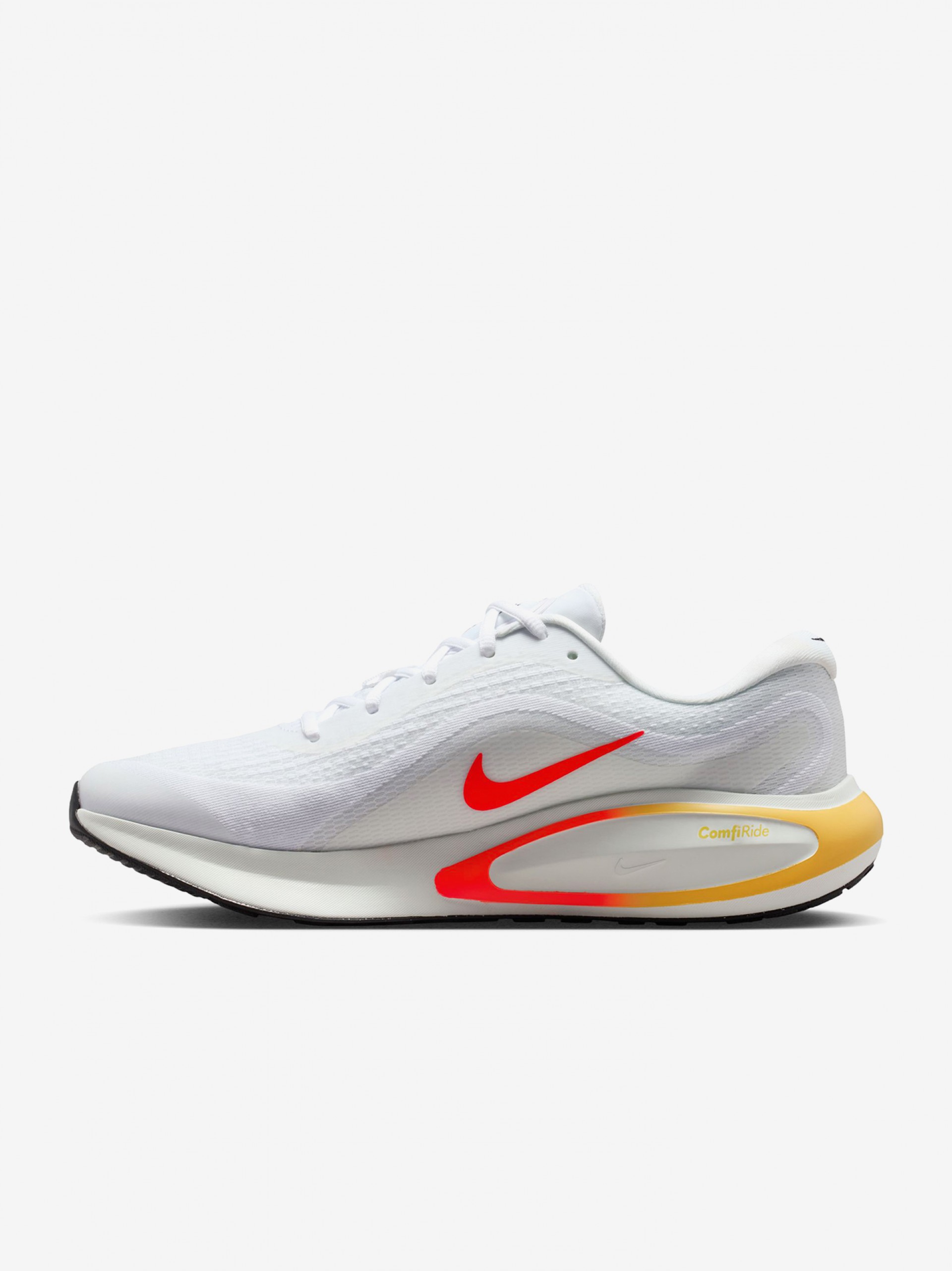 Nike Journey Run White, Red and Yellow Running Trainers For Men