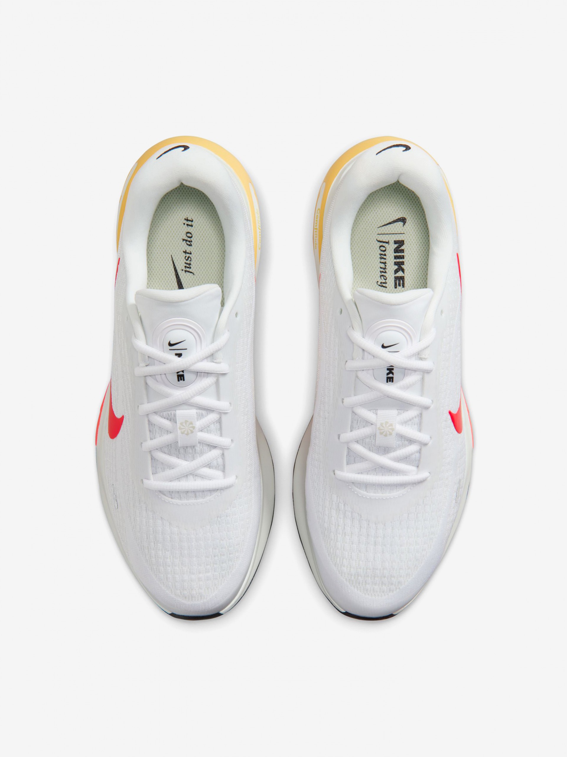 Sapatilhas de Running Nike Journey Run Brancas, Vermelhas e Amarelas Para Homem