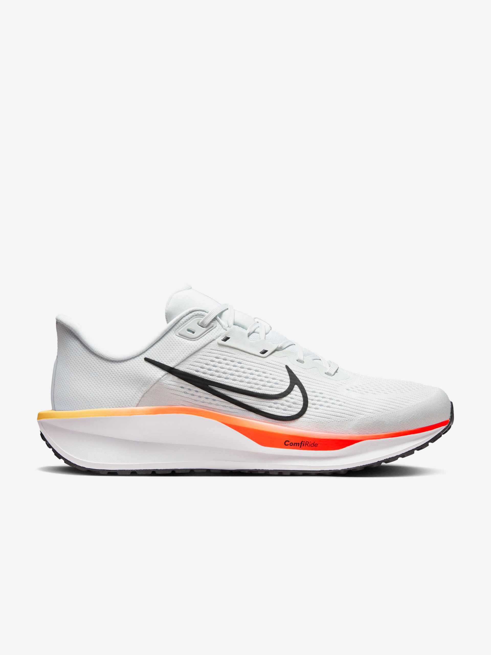 Nike Quest 6 White, Red and Yellow Running Trainers For Men