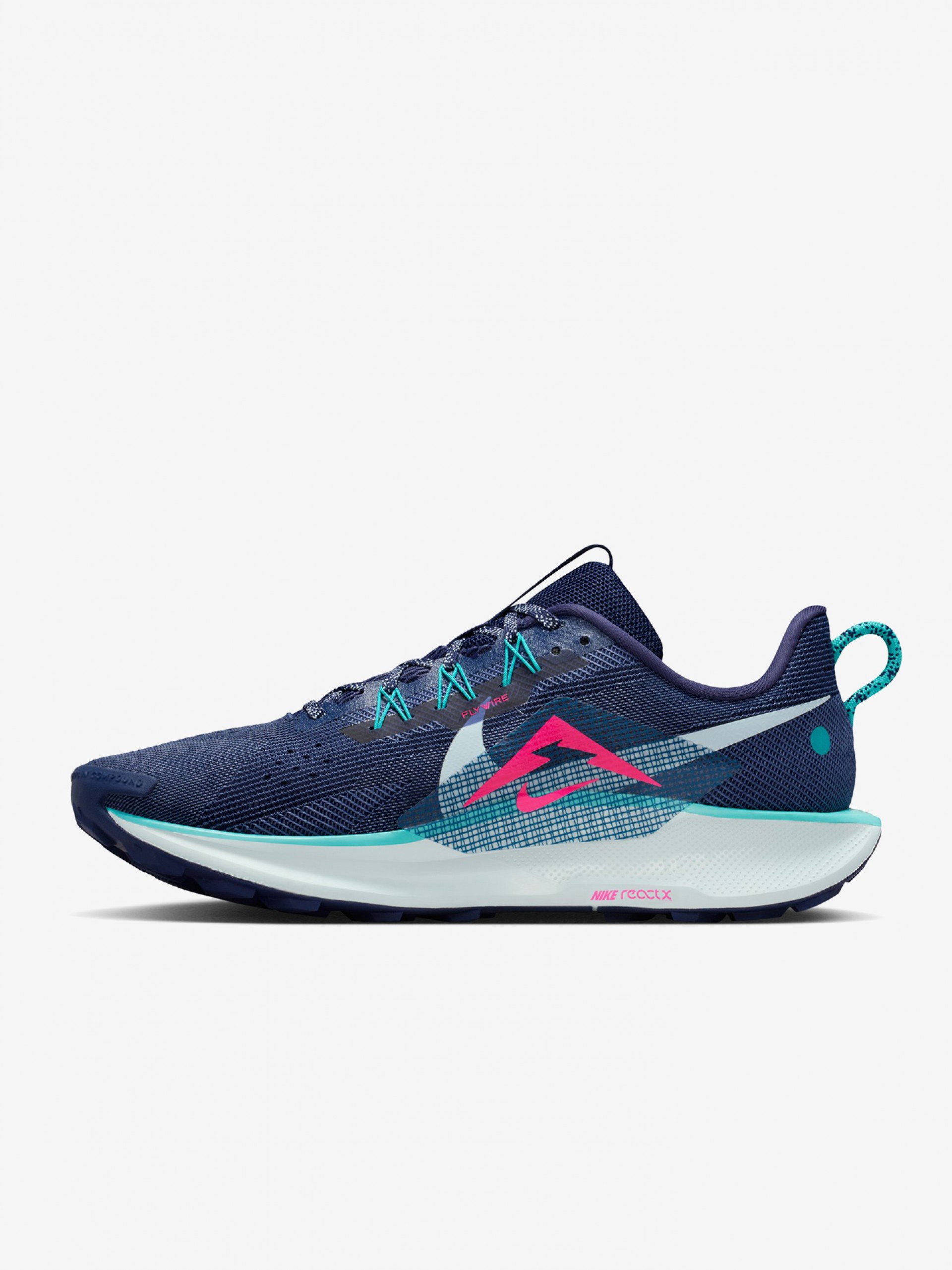 Zapatillas de Trail Nike Pegasus Trail 5 Azules y Rosa Para Hombre