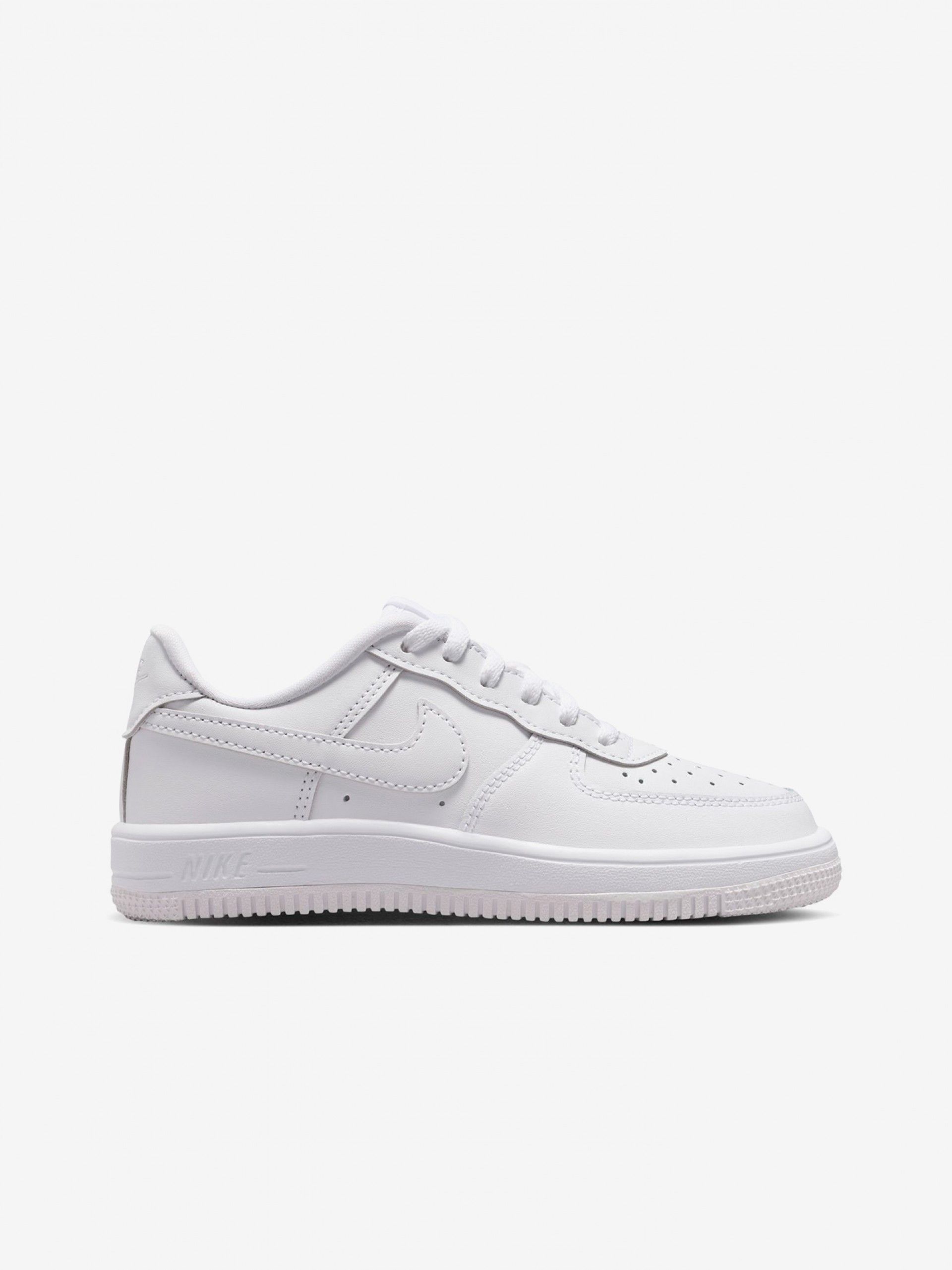 Nike Force 1 Low White Sneakers For Children
