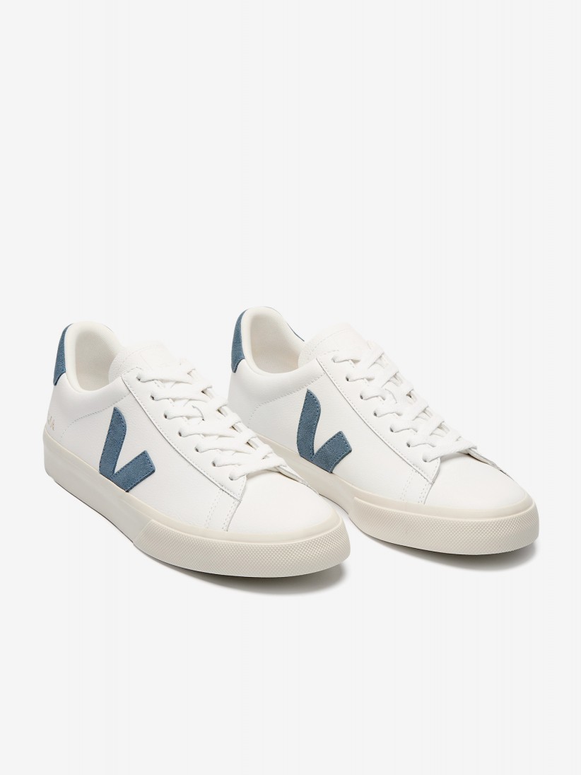 Sapatilhas VEJA Campo Chromefree Leather Brancas e Azuis
