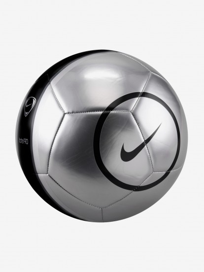 Bal�n Nike Academy Total 90 Plateado y Negro