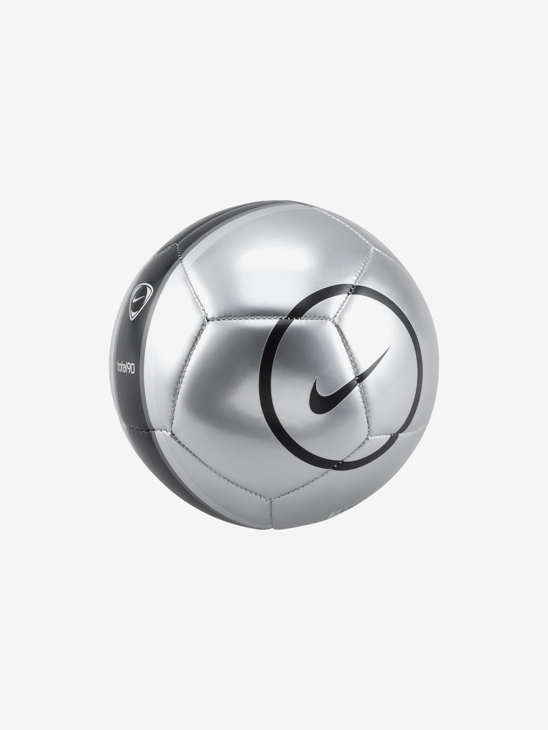Bola Nike Total 90 Skills Mini Prateada e Preta