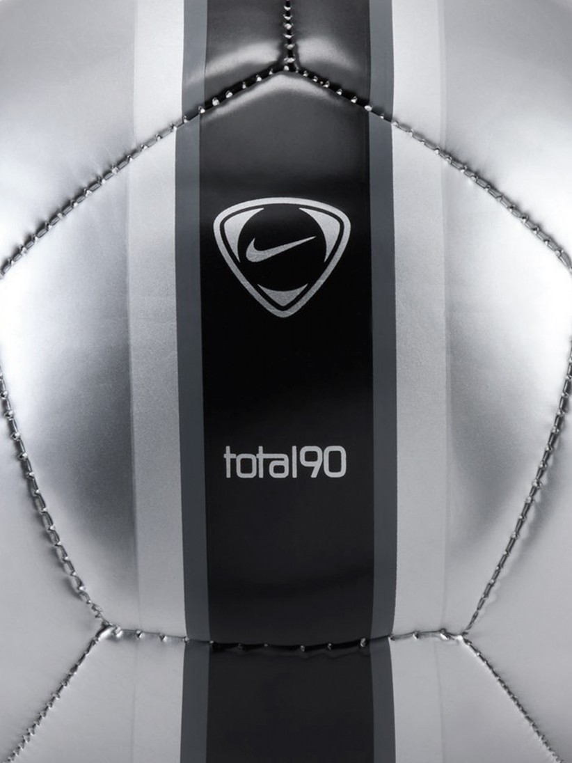 Bola Nike Total 90 Skills Mini Prateada e Preta