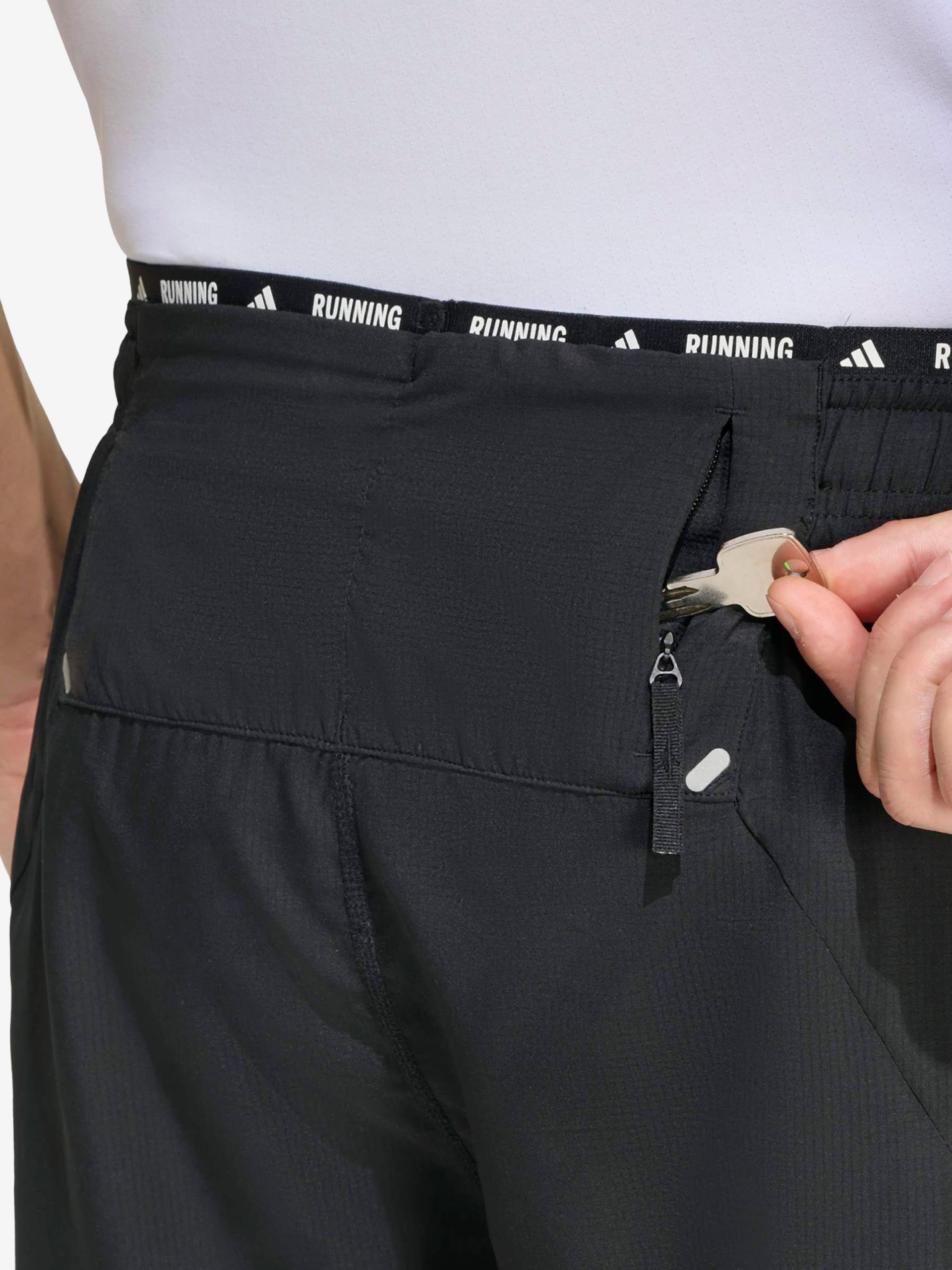 Adidas Adi365 Formotion 18cm Black 2-in-1 Running Shorts