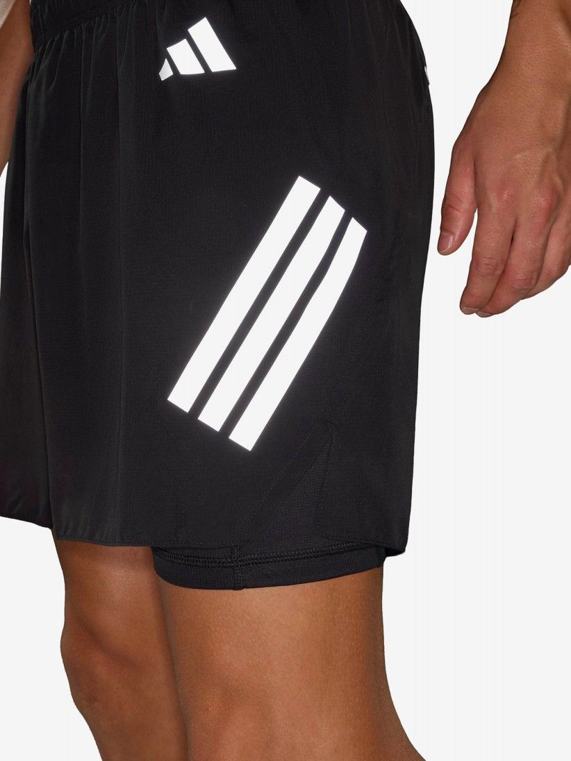 Cal��es de Running 2 em 1 Adidas Adi365 Formotion 18cm Pretos