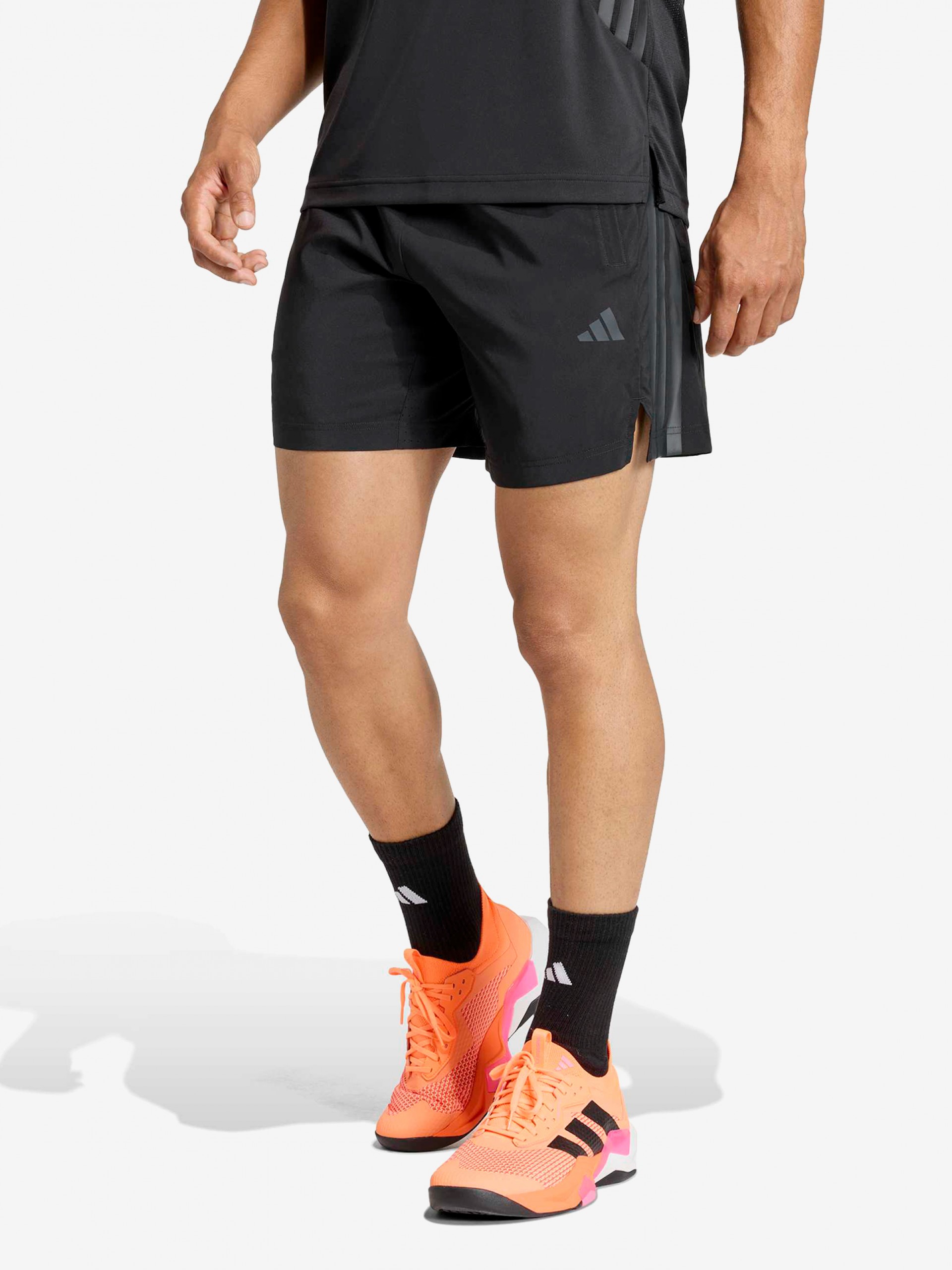 Adidas The Tech Essentials Workout 18cm Black Training Shorts