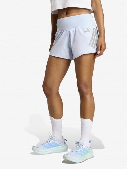 Pantalones Cortos de Running Adidas Adi365 Formotion Mid-Rise 13cm W Azules