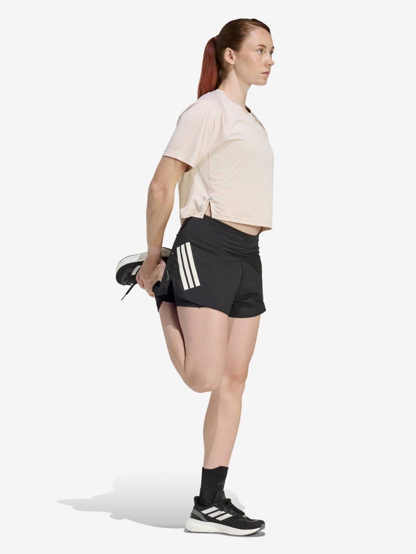 Adidas Adi365 Formotion 13cm W Black 2-in-1 Running Shorts