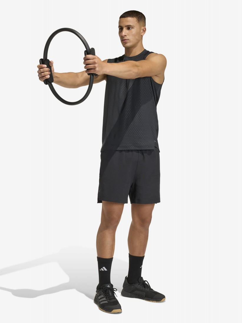 Adidas D4T Power 3-Stripes 18cm Black Training Shorts