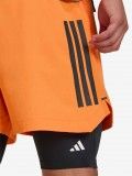 Adidas D4T Power 3-Stripes 18cm Orange Training Shorts