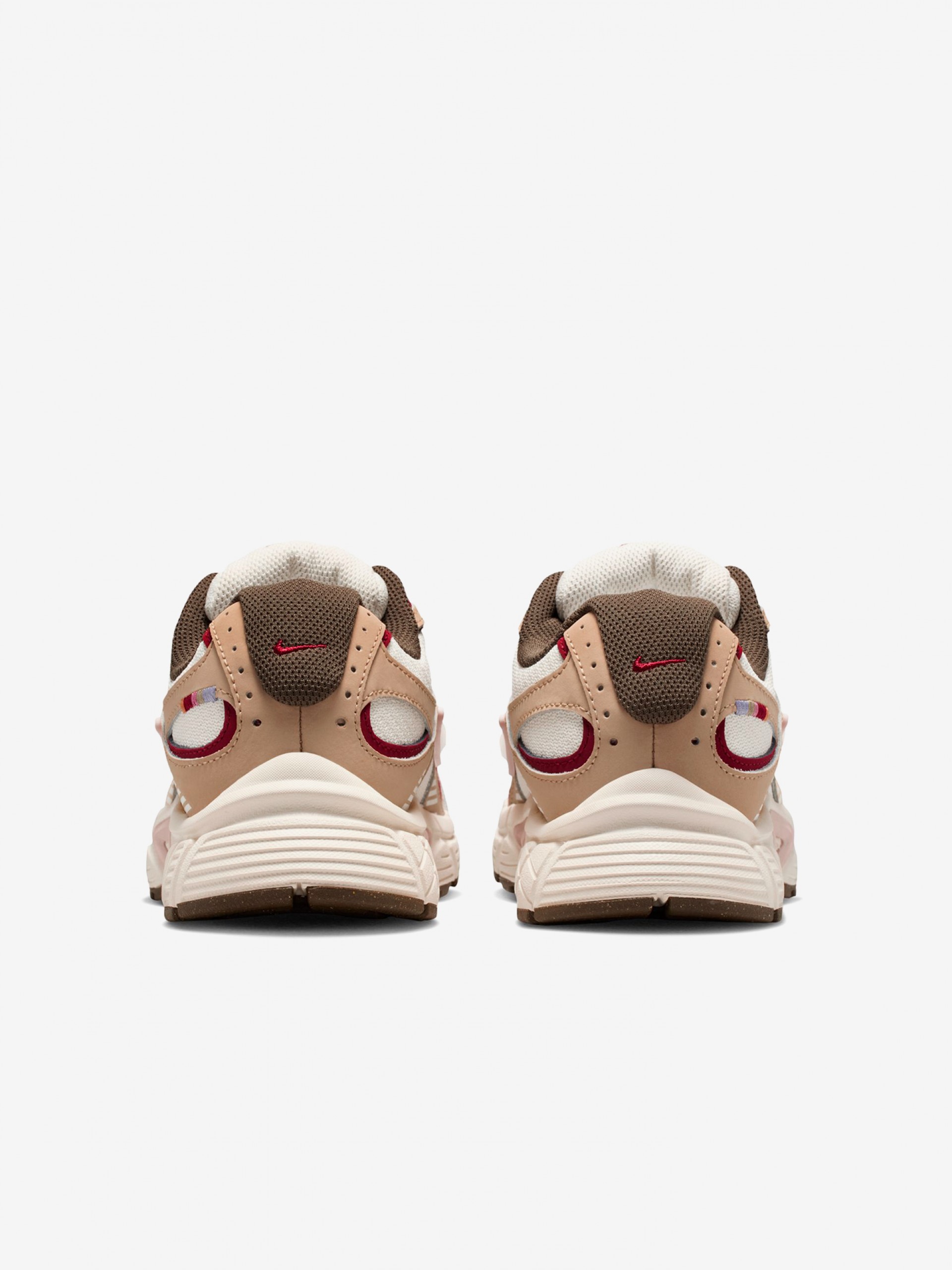 Zapatillas Nike V5 RNR Blancas, Beige y Rojas Para Mujer