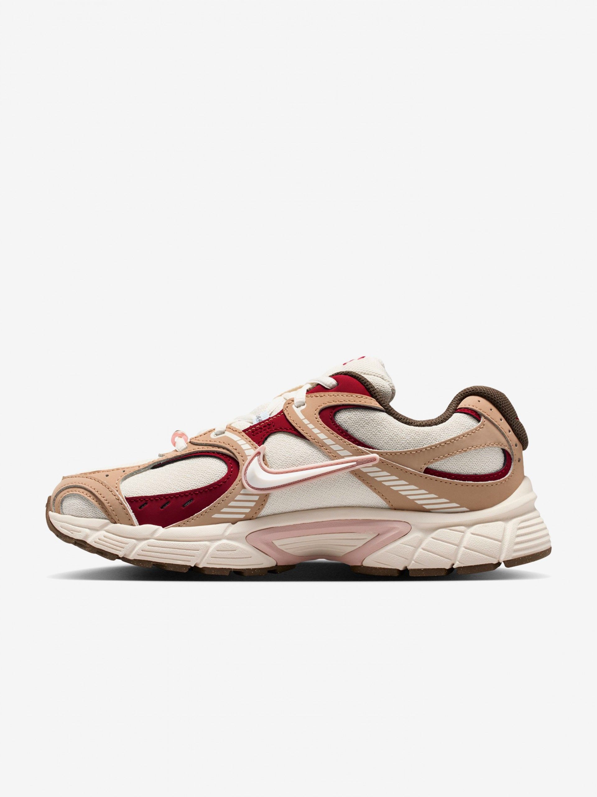 Zapatillas Nike V5 RNR Blancas, Beige y Rojas Para Mujer