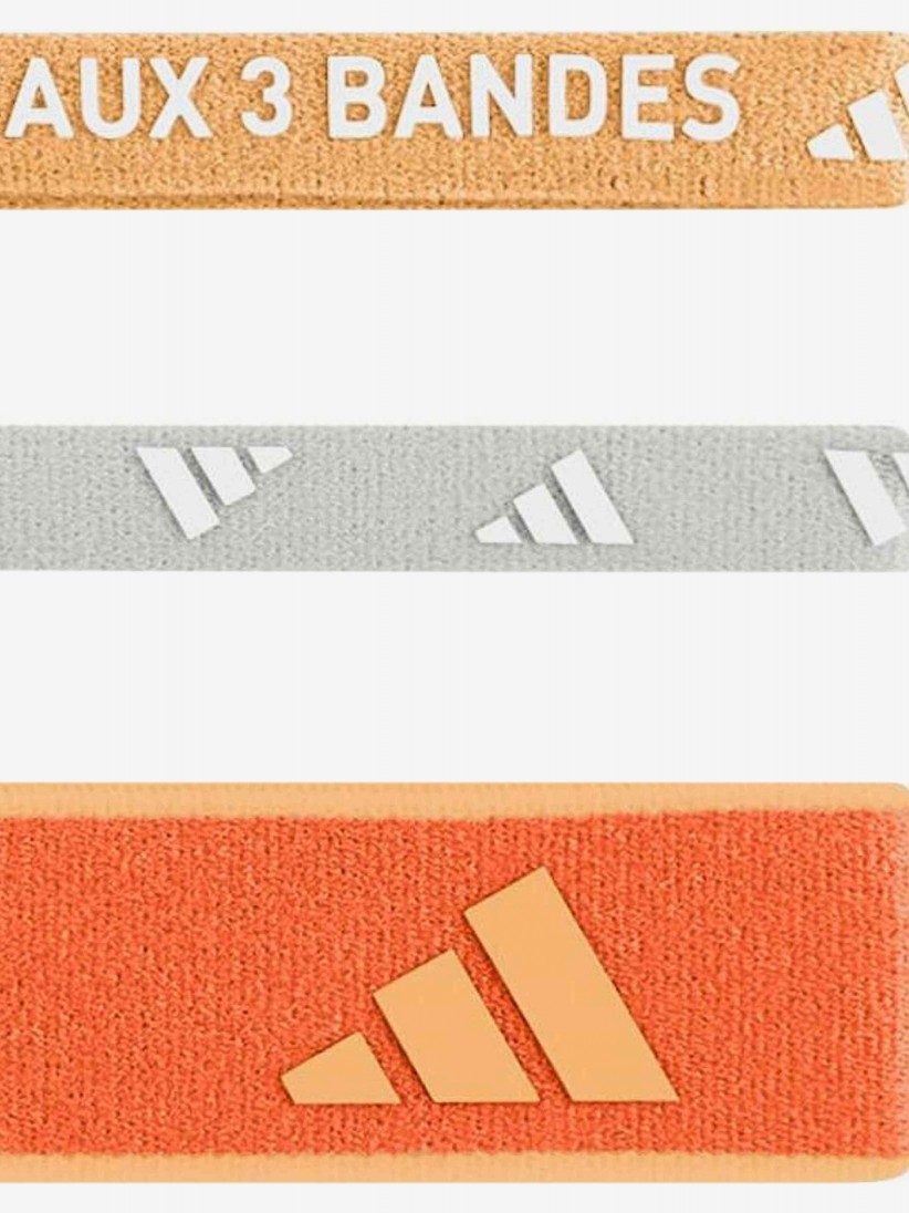 Adidas New Orange, Grey and Yellow Headbands
