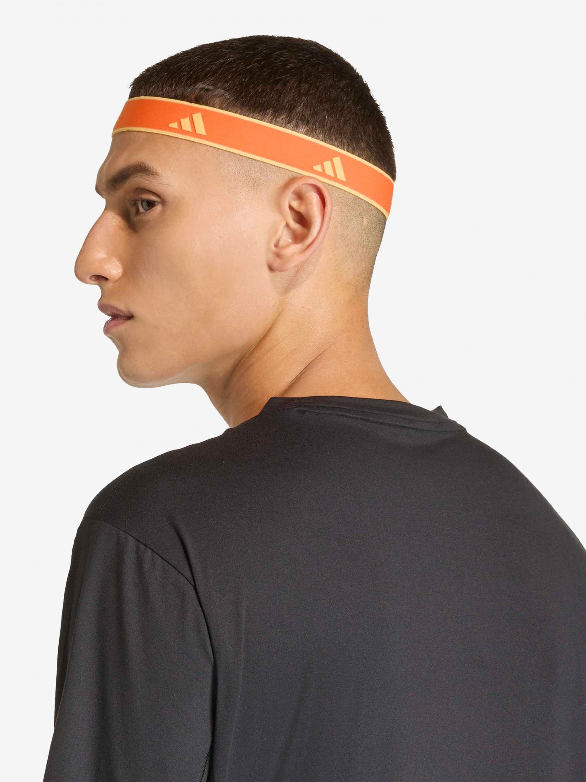 Cintas p/ Pelo Adidas New Naranja, Grises y Amarillas