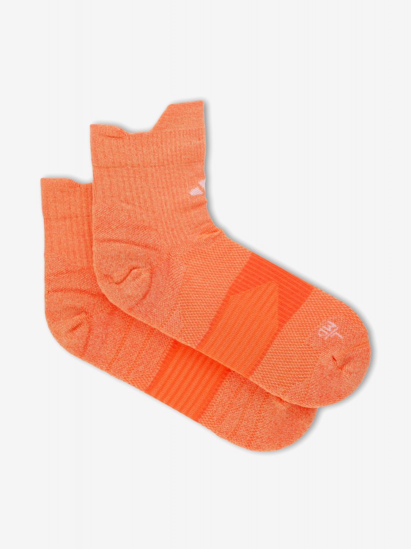 Adidas RUNxCUSHIONED Orange Running Socks
