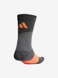 Adidas RUNxBOOST Grey and Orange Running Socks