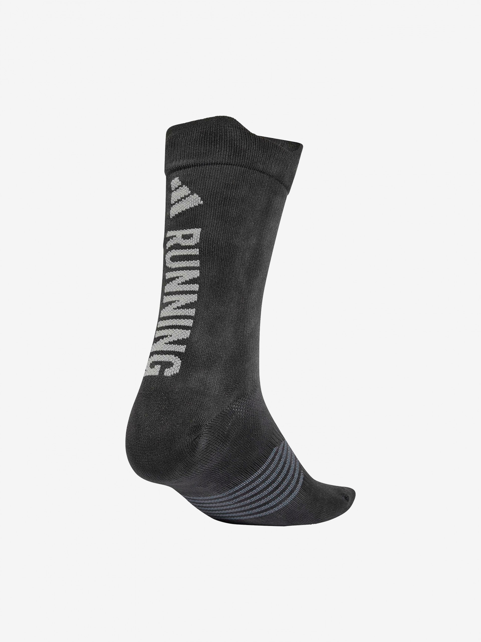 Meias de Running Adidas RUNxGRAPHIC Washed Cinzentas