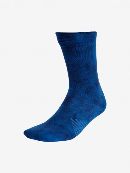 Meias de Running Adidas RUNxGRAPHIC Washed Azuis