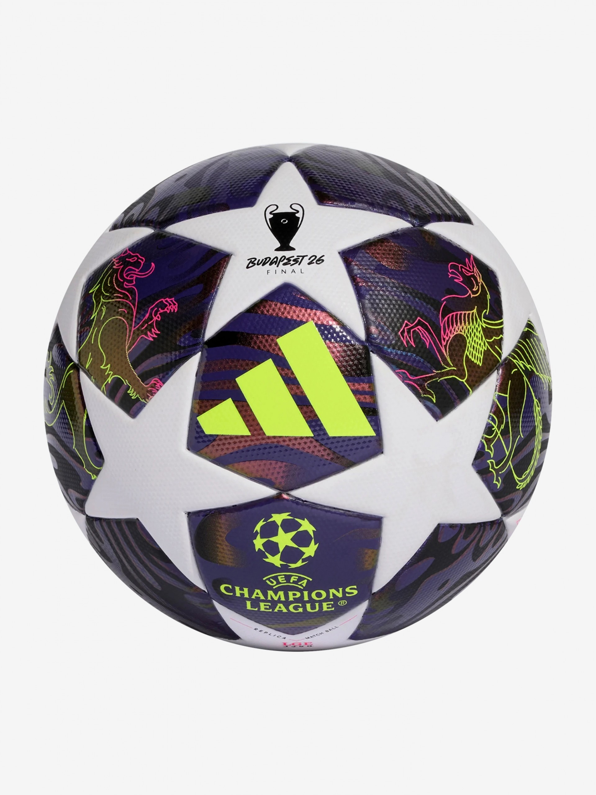 Balón Adidas J290 UEFA Champions League Final League 25/26 Niño