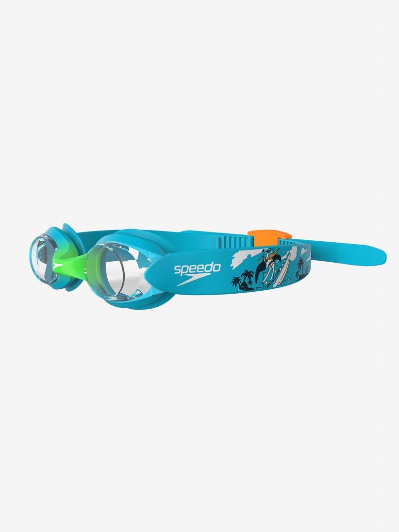Speedo Illusion Kids Blue Swimming Goggles