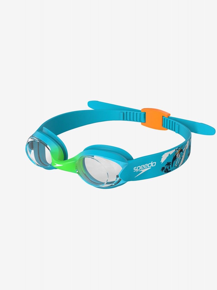 Speedo Illusion Kids Blue Swimming Goggles