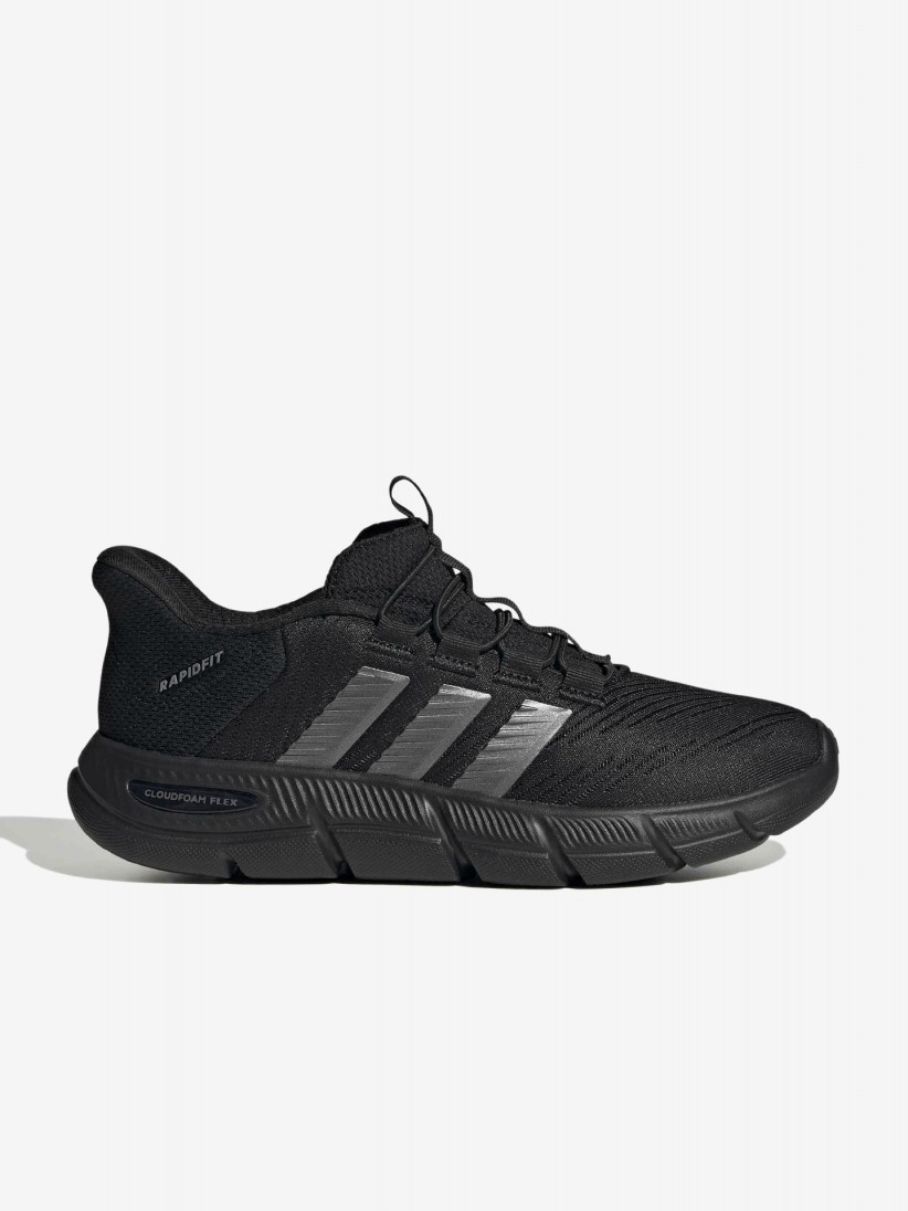 Adidas Cloudfoam Flex Rapidfit W Black Walking Trainers