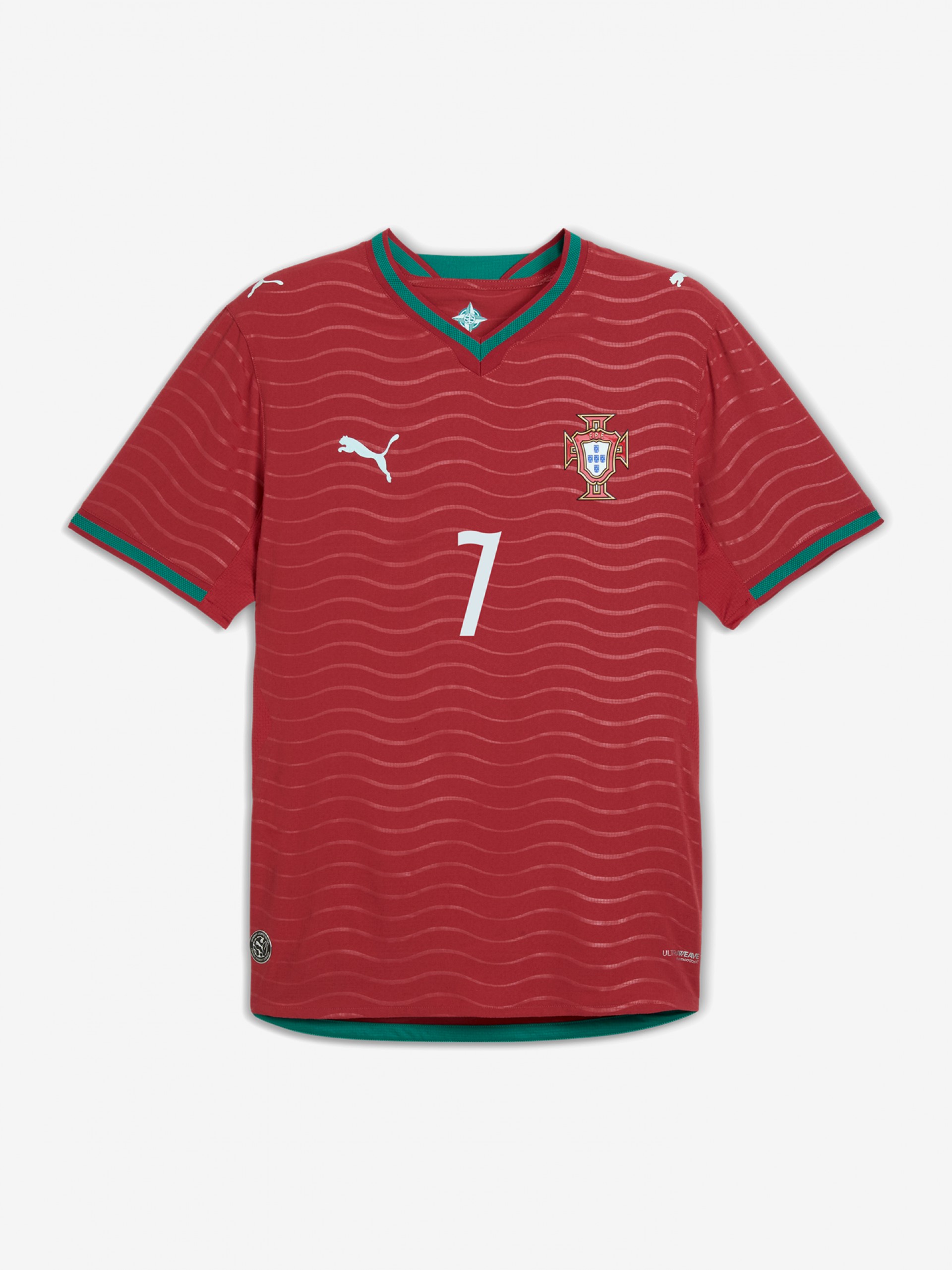 Camisola Puma Portugal Principal Autêntica Versão Jogador 2026 Cristiano Ronaldo