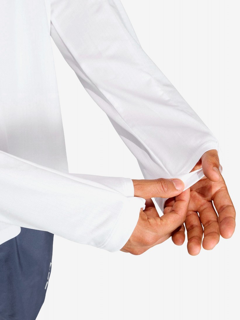 Camiseta de Manga Larga de Running Adidas Adi365 Iconic Climacool Blanca