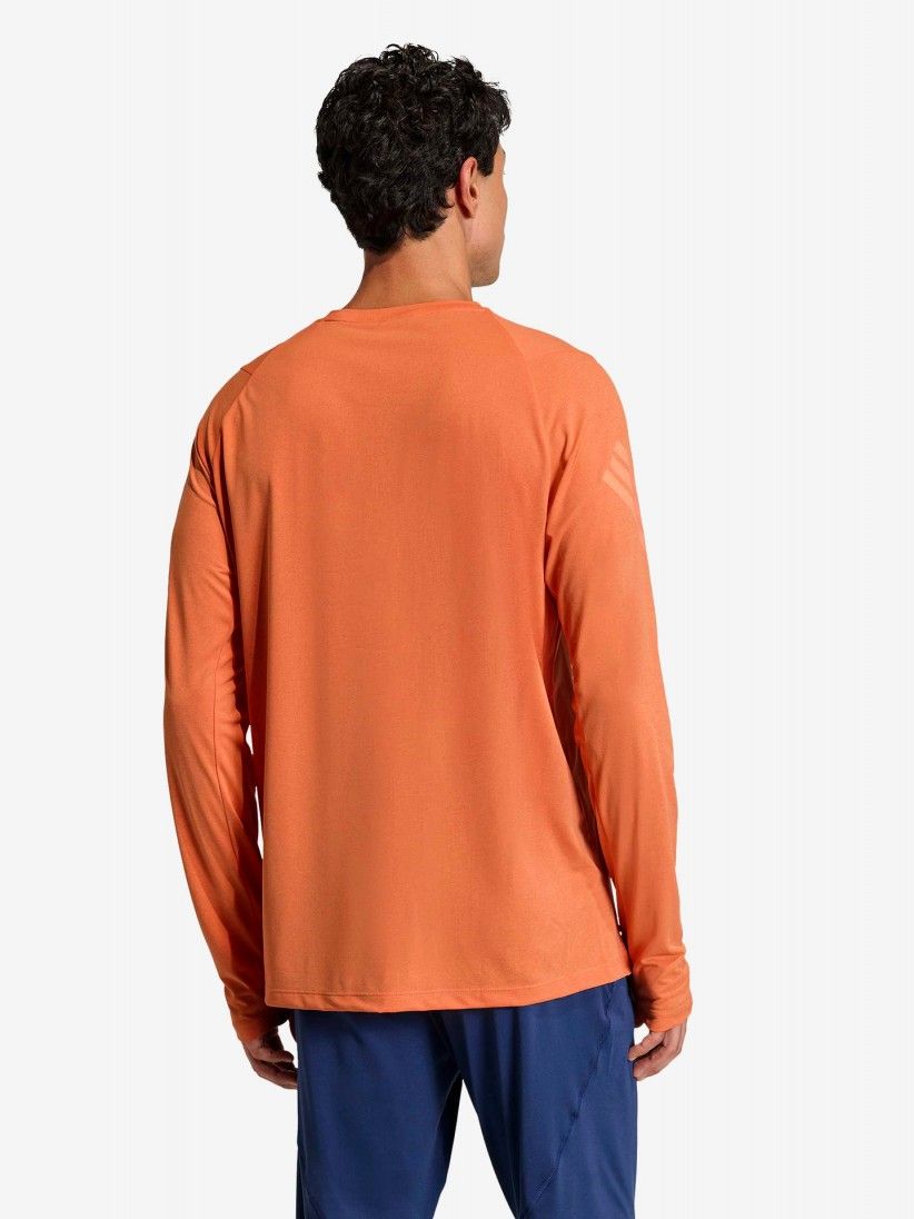 Camiseta de Manga Larga de Running Adidas Adi365 Iconic Climacool Naranja