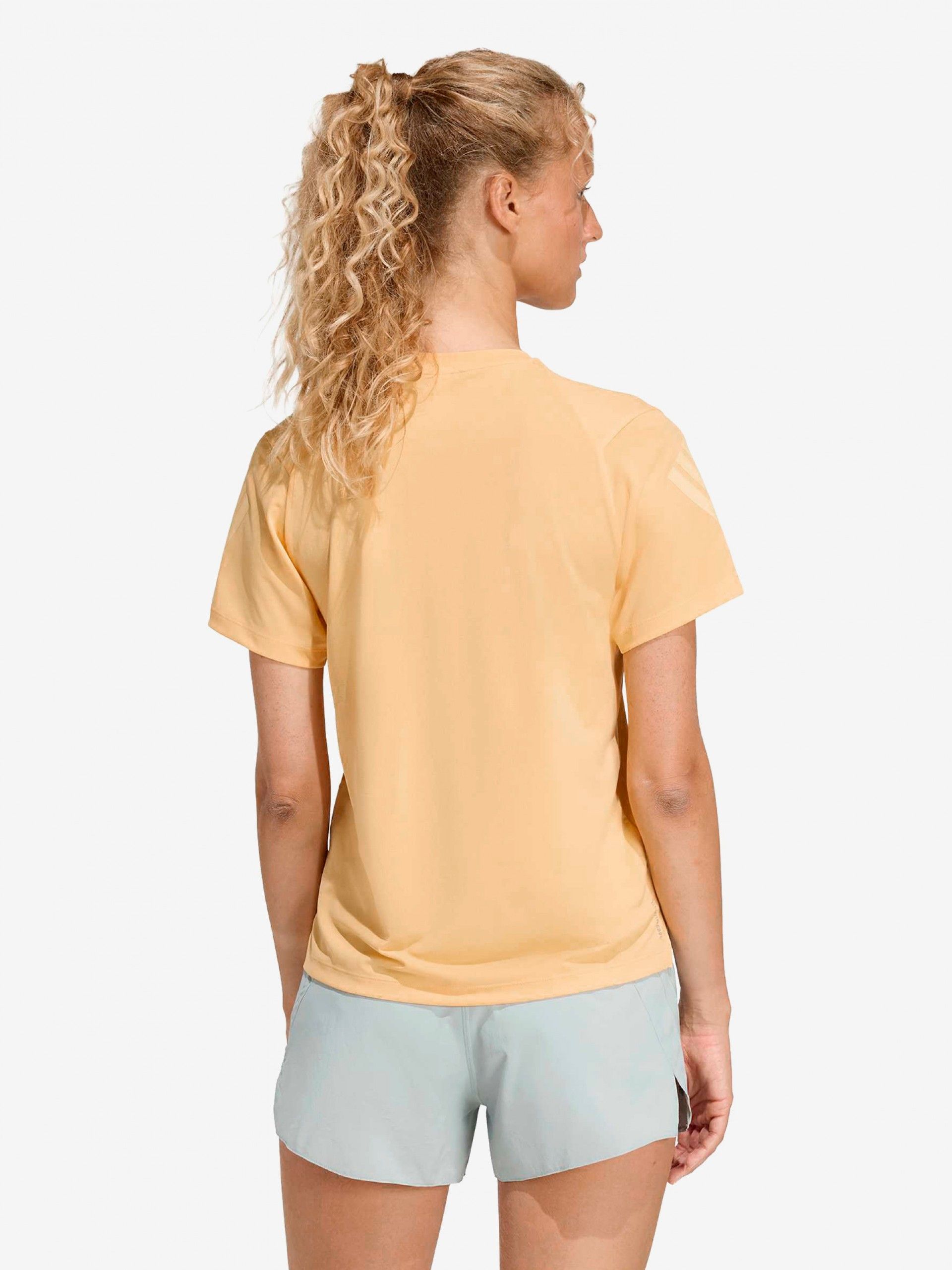 T-shirt de Running Adidas Adi365 Climacool W Laranja