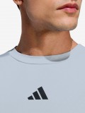 Camiseta de Entrenamiento Adidas D4T Power PrimeLift 3-Stripes Azul