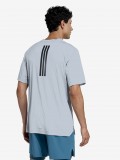 Camiseta de Entrenamiento Adidas D4T Power PrimeLift 3-Stripes Azul
