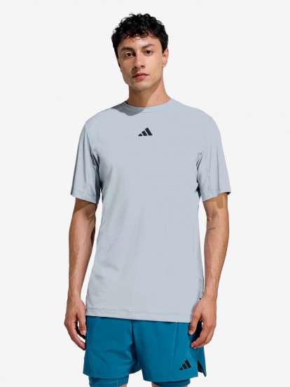 T-shirt de Treino Adidas D4T Power PrimeLift 3-Stripes Azul